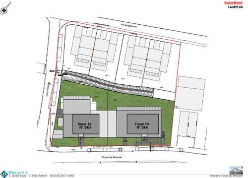 aufriss-2-gebaeude - 4 Zimmer Etagenwohnung zum Kaufen in Remich