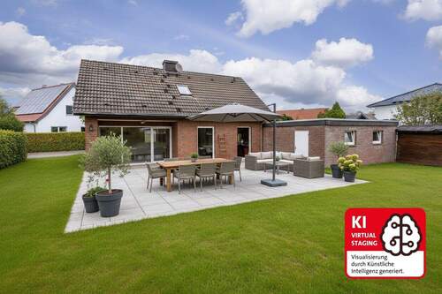 Garten mit KI - Einfamilienhaus mit 95,00 m&sup2; in Versmold zum Kaufen