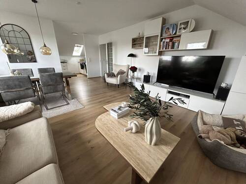 Wohn-Esszimmer - 2 Zimmer Etagenwohnung zur Miete in Bochum / Hiltrop