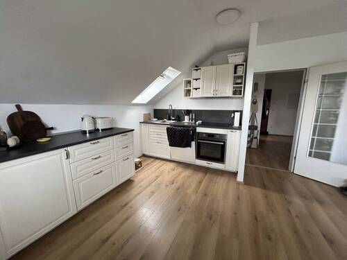 offene Küche mit EBK - 2 Zimmer Etagenwohnung in Bochum / Hiltrop