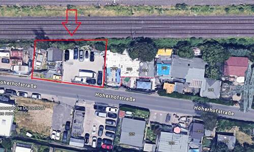 Luftbild - Attraktives Gewerbegrundstück in Düsseldorf Vennhausen mit Entwicklungspotenzial