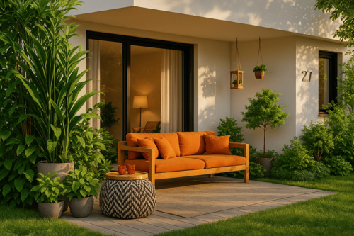 Terrasse und Privatgarten - Wunderschöne 3 Zimmer Wohnung mit Terrasse und Privatgarten
