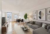 Wohn- und Essbereich - Digitales Staging - 2 Zimmer Etagenwohnung in Berlin-Hakenfelde