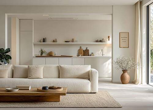Wohnzimmer - Etagenwohnung mit 97,00 m&sup2; in Bamberg zum Kaufen