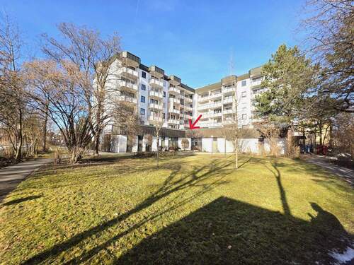 Sonnige Loggia (Gebäude Rückseitig) - 