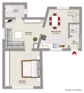 Wohnung 3 - OG - 