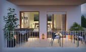 Visualisierung Balkon - 4 Zimmer Etagenwohnung in Frankfurt am Main