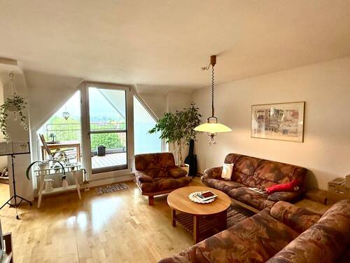 Wohnzimmer - 3 Zimmer Etagenwohnung in Landsberg am Lech