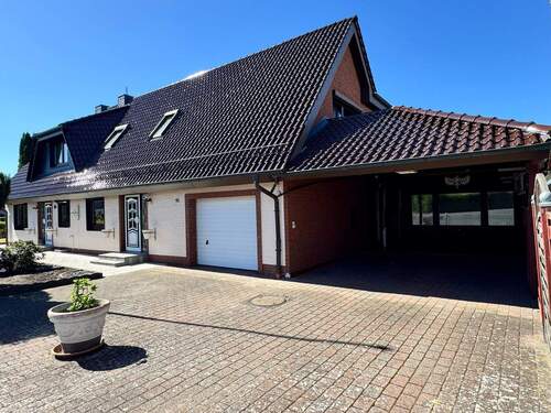 Ansicht Garage, Carport und Nebenräume - 