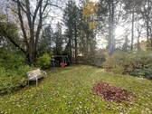 Blick in den Garten - Grundstück in München