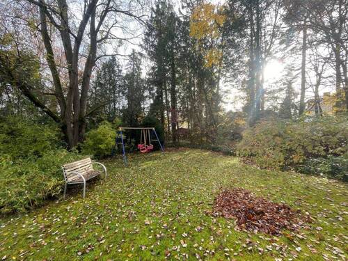 Blick in den Garten - Grundstück in München