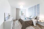 Geräumiges Schlafzimmer - PROVISIONSFREI: Barrierefreie Wohnung zentral in Bamberg- kernsaniert & sofort bezugsfrei