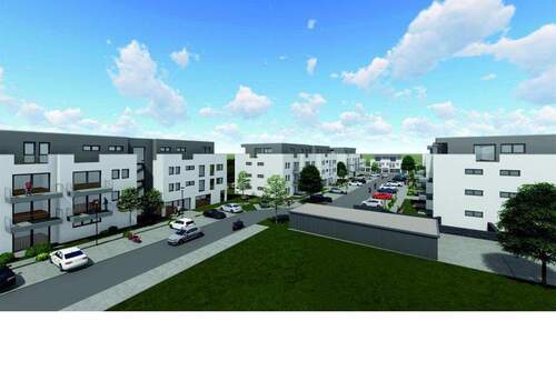 Visualisierte Ansicht Wohnpark 60plus (o.Gew.) - 
