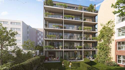 Ruhige Gartenperspektive - Etagenwohnung mit 76,00 m&sup2; in Berlin zum Kaufen