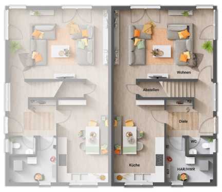 Doppelhaus Aura 136 - 