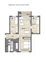 Grundriss 4 Raum Wohnung - 