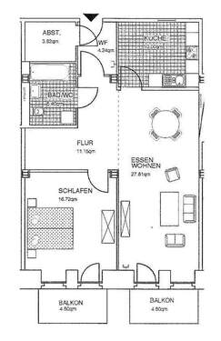 02 W3492.jpg - 3 Zimmer Etagenwohnung in Riesa