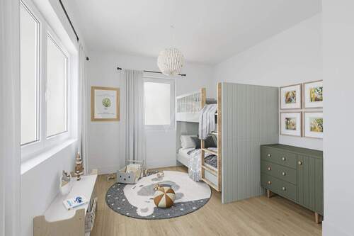 Zimmer 1 OG visualisiert - 