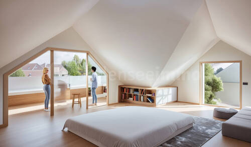 Visualisierung DG - 6 Zimmer Doppelhaushälfte in Konstanz