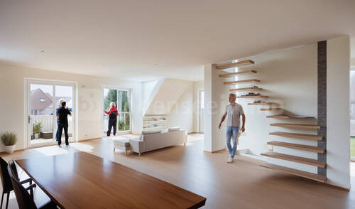 Visualisierung EG - Doppelhaushälfte mit 189,50 m&sup2; in Konstanz zum Kaufen