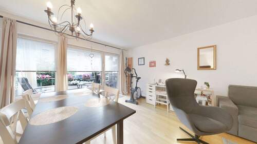 Wohnzimmer - 4 Zimmer Etagenwohnung in Bergisch Gladbach