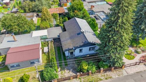 Luftaufnahme - 1 Zimmer Einfamilienhaus in Berlin / Wartenberg