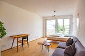 Wohnzimmer - Ansicht II - 1 Zimmer Etagenwohnung in München