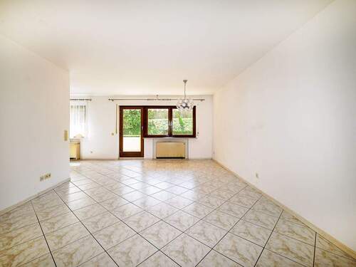 Wohnzimmer Ansicht 1 - 3 Zimmer Etagenwohnung zum Kaufen in Karlsruhe / Knielingen