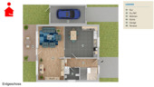 Grundrissvisualisierung EG - 