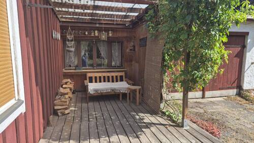 überdachte Sitzecke - 