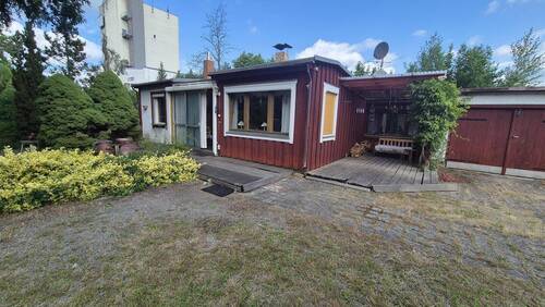 Blick aufs Bungalow - 'Charme der 70iger' in Krauschwitz
