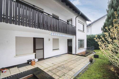 Außenansicht Terrasse - 1 Zimmer Mehrfamilienhaus, Wohnhaus zum Kaufen in Haibach