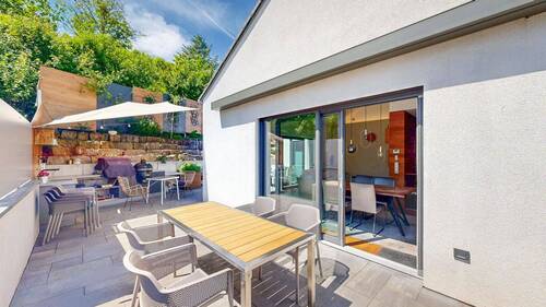 Terrasse mit Zugang zum Wohnzimmer - 