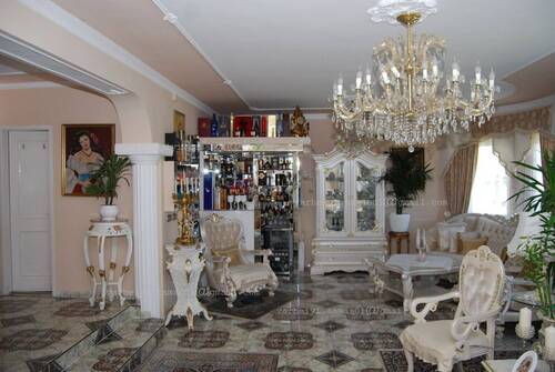 Wohnzimmer - Keszthely Haus (kleines Schloß) mit originalen handgefertigten italienischen Möbeln + Gästehaus mit 2 Zimmer