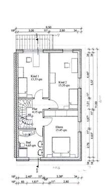 Obergeschoss - 5 Zimmer Doppelhaushälfte in Bielefeld