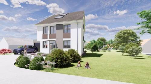 Straßenansicht.webp - 6 Zimmer Mehrfamilienhaus, Wohnhaus zum Kaufen in Schweich