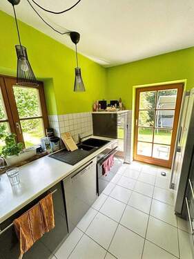 Küche mit Zugang Terrasse - 