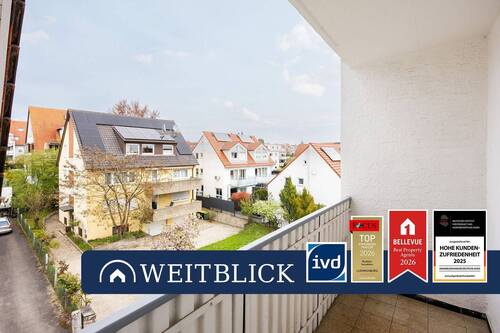Balkon - WEITBLICK: 3,5-Zimmer & frei! - 248.000,00&nbsp;EUR Kaufpreis, ca.&nbsp; 73,00&nbsp;m&sup2;&nbsp;Wohnfl&auml;che