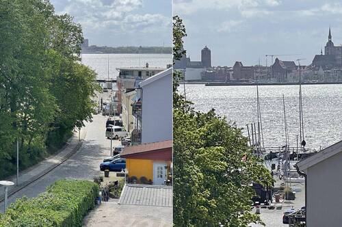 Seeblick auf den Hafen - 