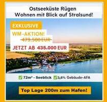Exklusives Wohnjuwel mit Hafenblick und mit Seeblick auf Stralsund - Rügen - Altefähr