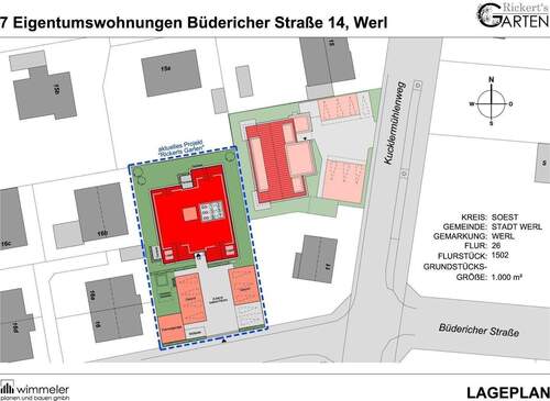 Lageplan - 3 Zimmer Etagenwohnung in Werl