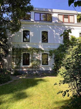 Gartenfassade - 4 Zimmer Doppelhaushälfte in Geesthacht