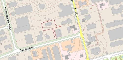 Lageplan Halle - Halle in Syke