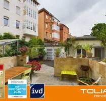 2-Zimmer Oase mit separatem Bürohäuschen, doppelter Terrassenfreude und modernem Bad - Stuttgart Ost
