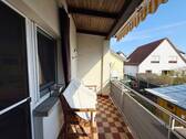 Balkon Hinterhaus Blick Garten - 