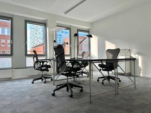 Teambüro 4 Personen - Vollmöbliertes Teambüro für 4 in Top-Lage Hamburg