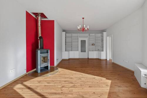 Wohnzimmer - Etagenwohnung mit 137,40 m&sup2; in Karlsruhe / Durlach zum Kaufen