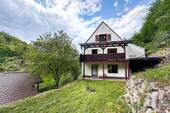 Außenansicht - Traumlage an der Wiesent - Zweifamilienhaus mit Burgblick in Gößweinstein