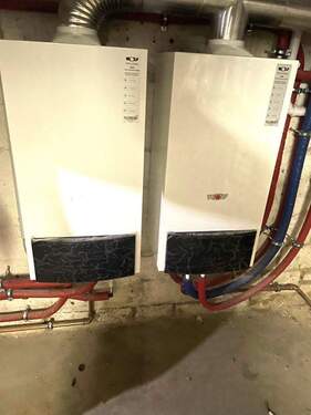 Heizungen neu der Erdgeschosswohnungen - 