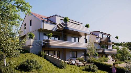 Außenansicht-links - TRAUMHAFTES WOHNEN - exklusive Wohnung in Erbach